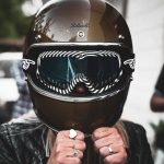 Casque Biltwell GRINGO lors du Ride & Coffee Vol.01 chez MALF Store